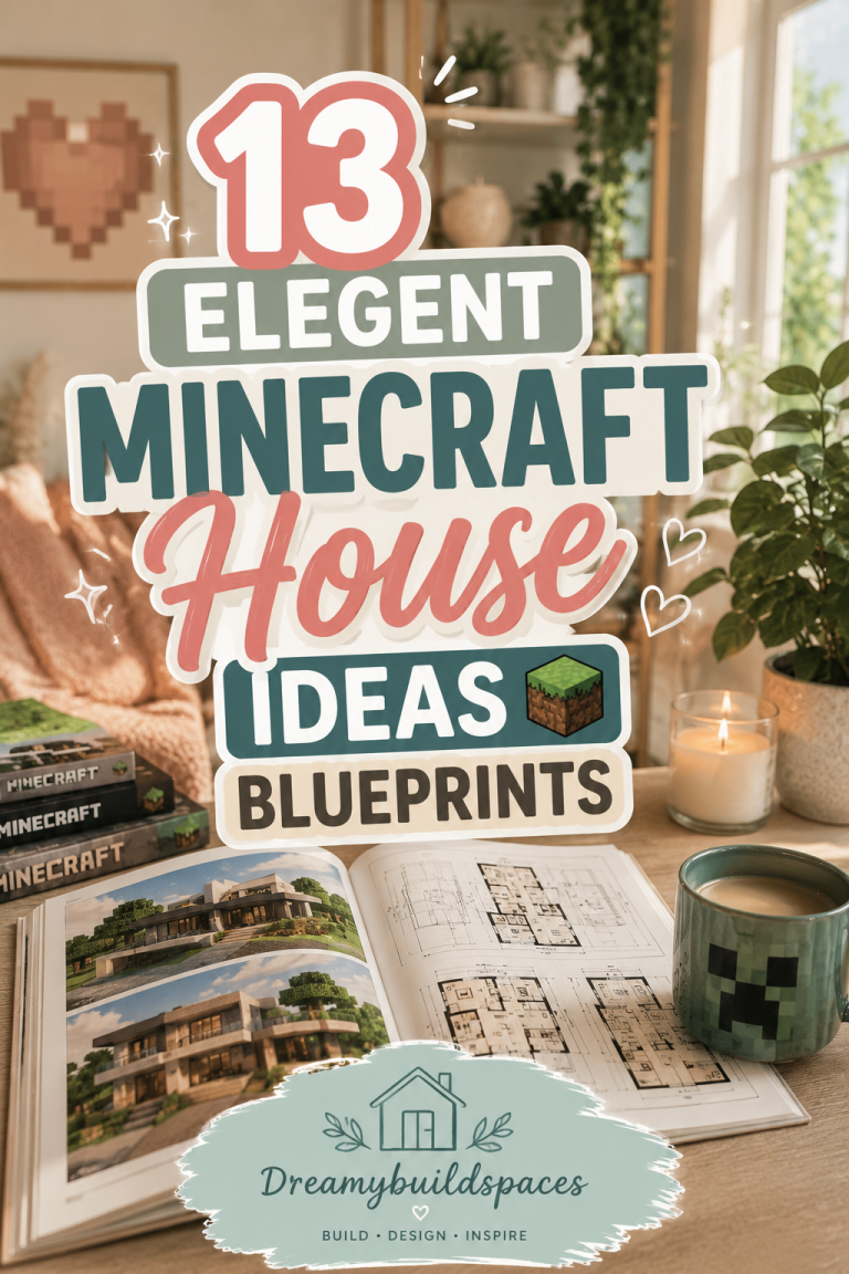 13 Elegent Minecraft House Ideas Blueprints
