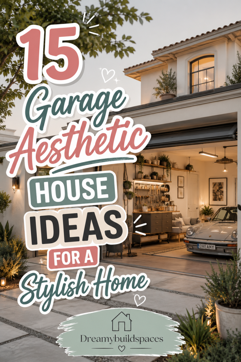 15 Garage Aesthetic House Ideas For A Stylish Home