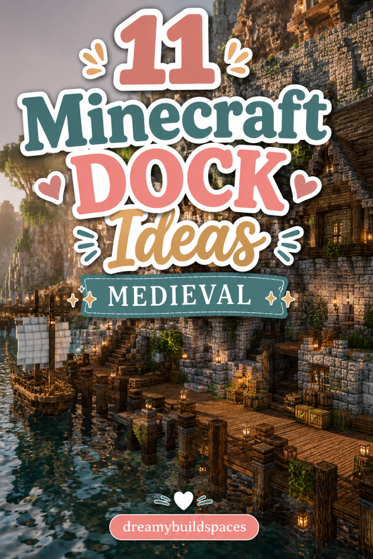 11 Minecraft Dock Ideas Medieval