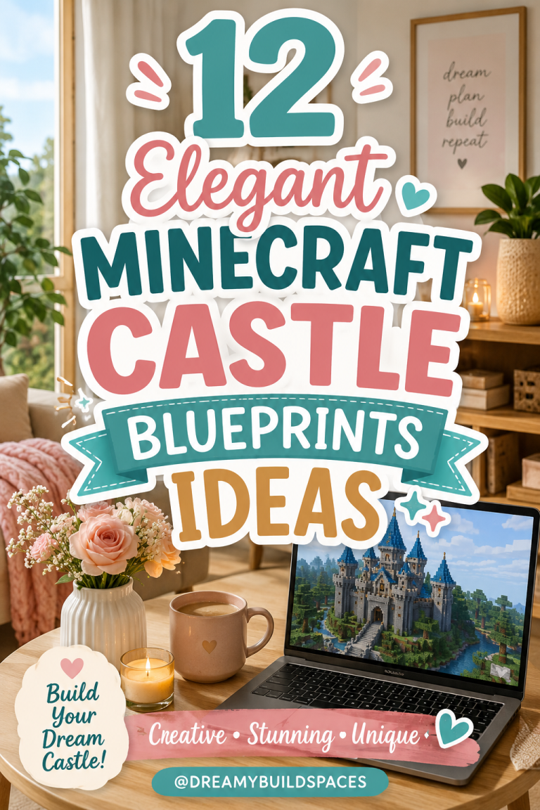 12 Elegent Minecraft Castle Blueprints Ideas