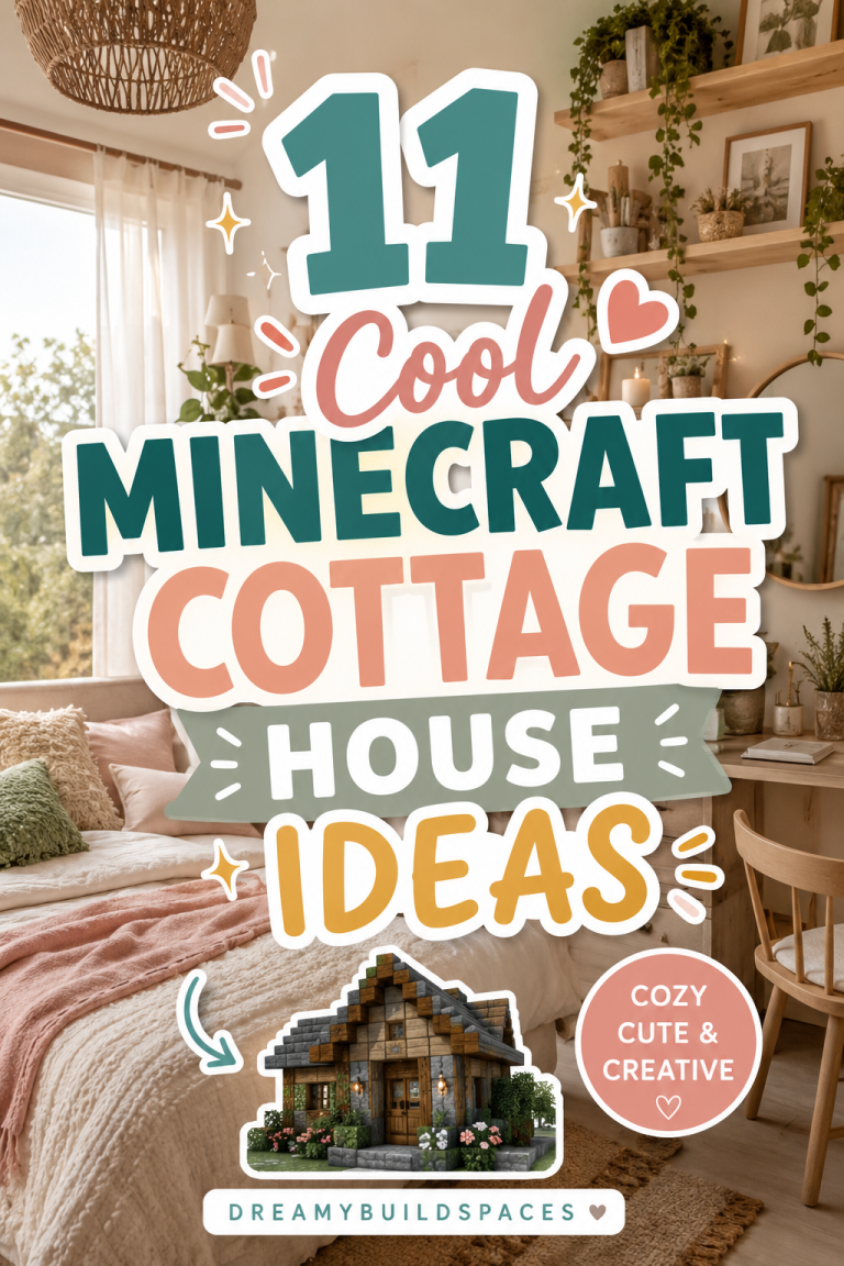 11 Cool Minecraft Cottage House Ideas