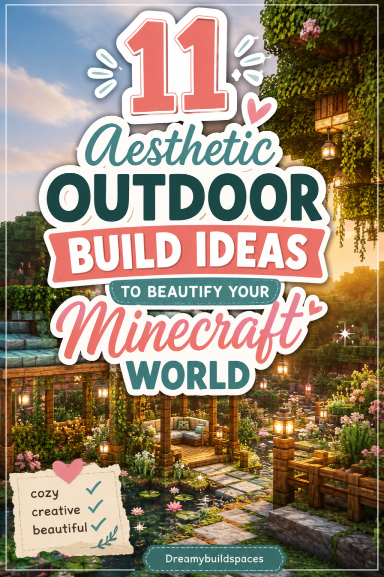 11 Aesthetic Outdoor Build Ideas To Beautify Your Minecraft World