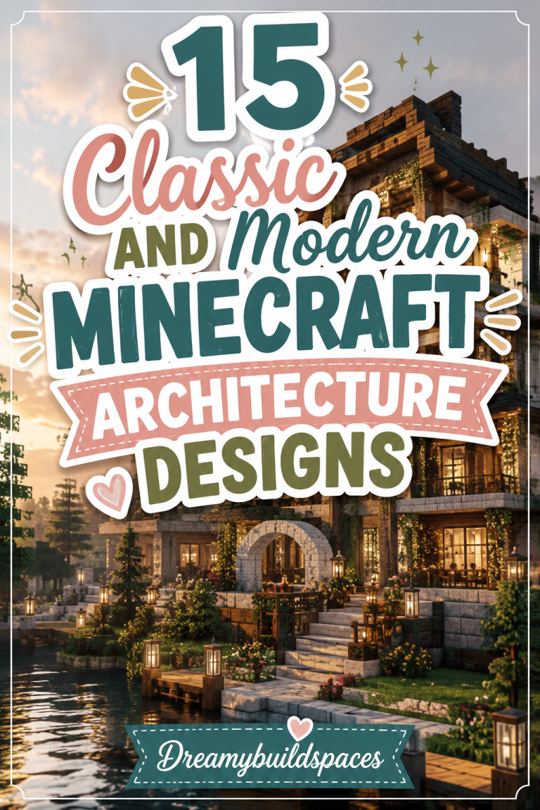 15 Classic And Modern Minecraft Architecture Designs