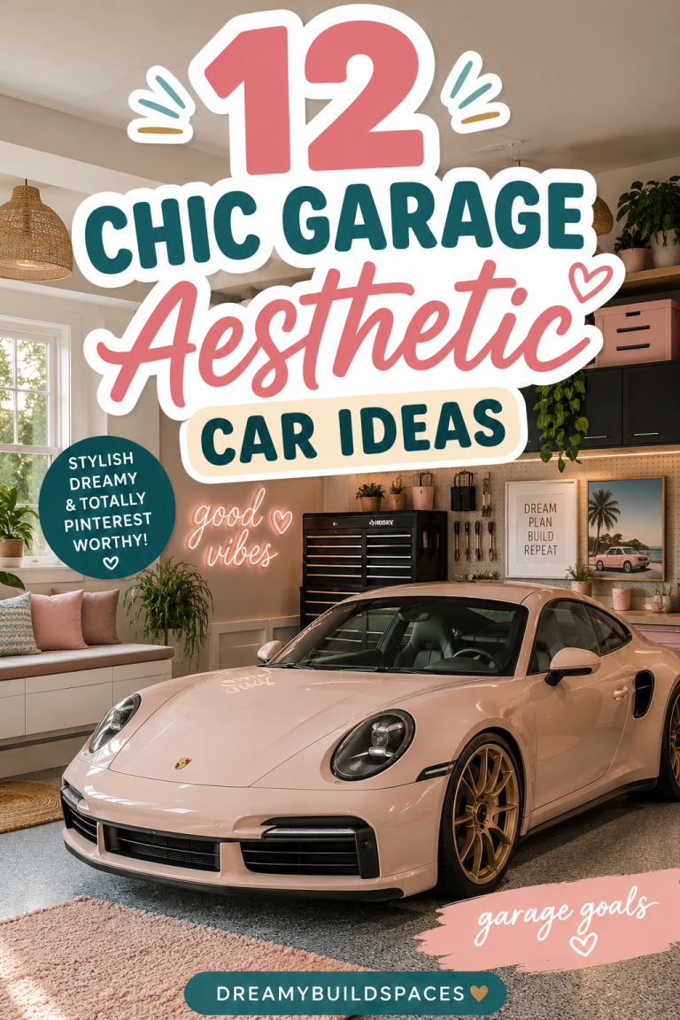 12 Chic Garage Aesthetic Car Ideas