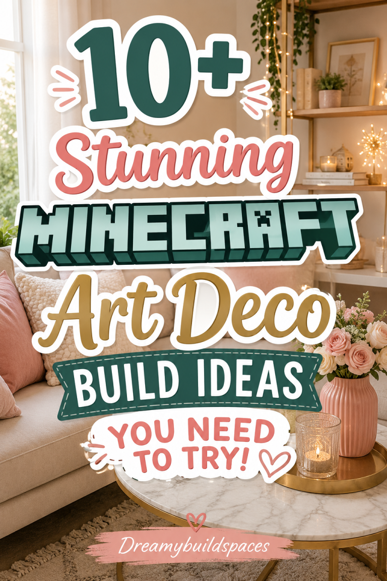 10+ Stunning Minecraft Art Deco Build Ideas You Need to Try!