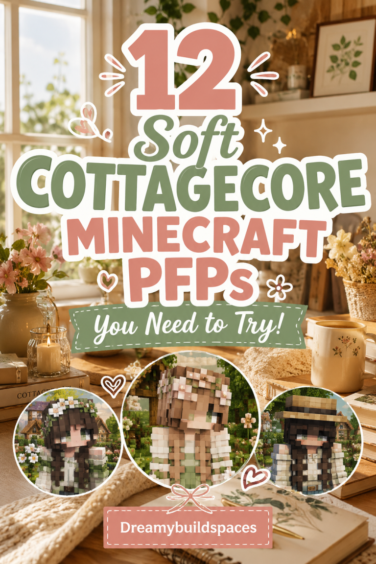 12 Soft Cottagecore Minecraft PFPs You Need to Try!