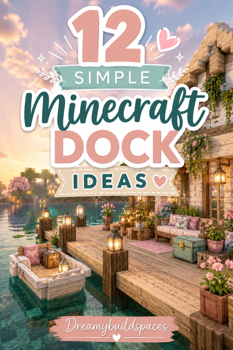 12 Simple Minecraft Dock Ideas
