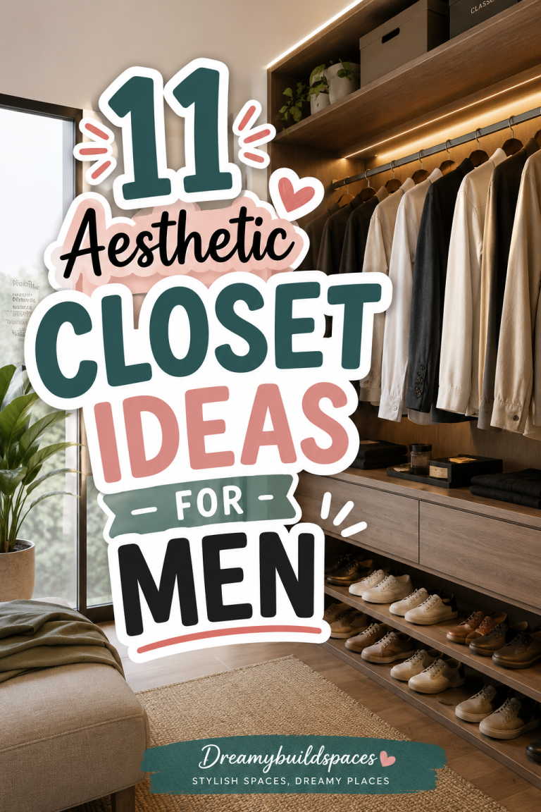 11 Aesthetic Closet Ideas For Men
