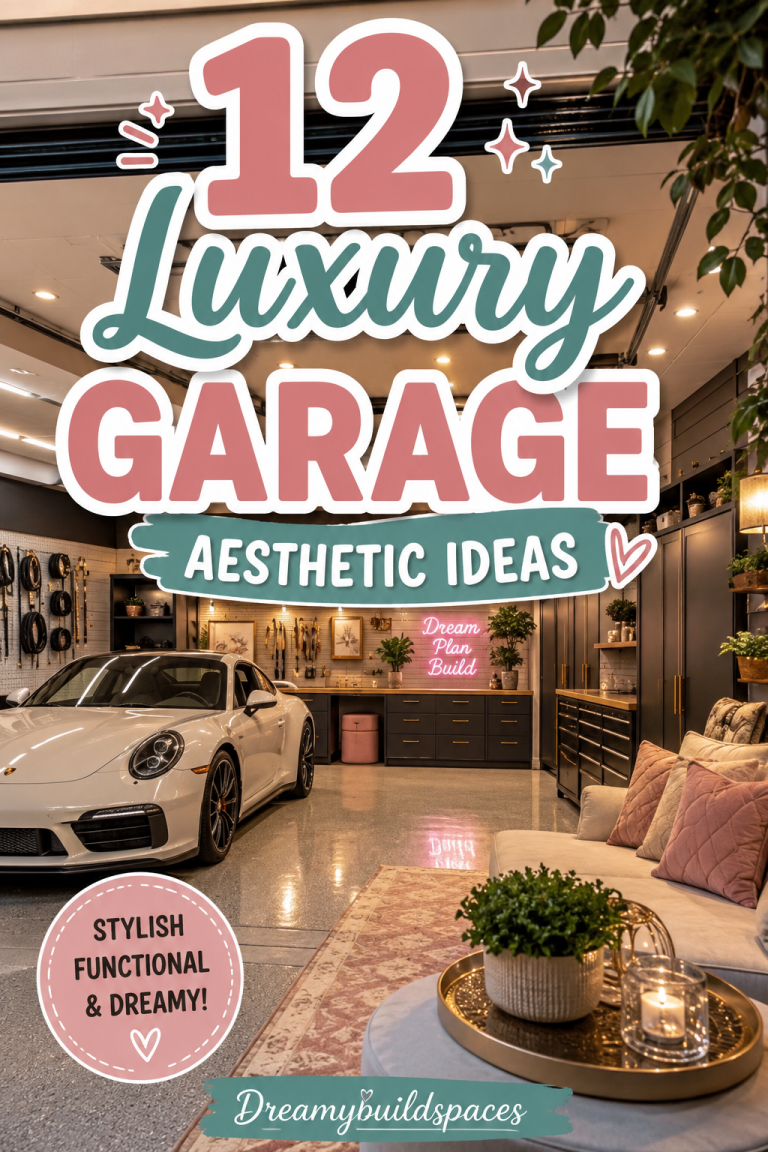 12 luxury Garage Aesthetic Ideas