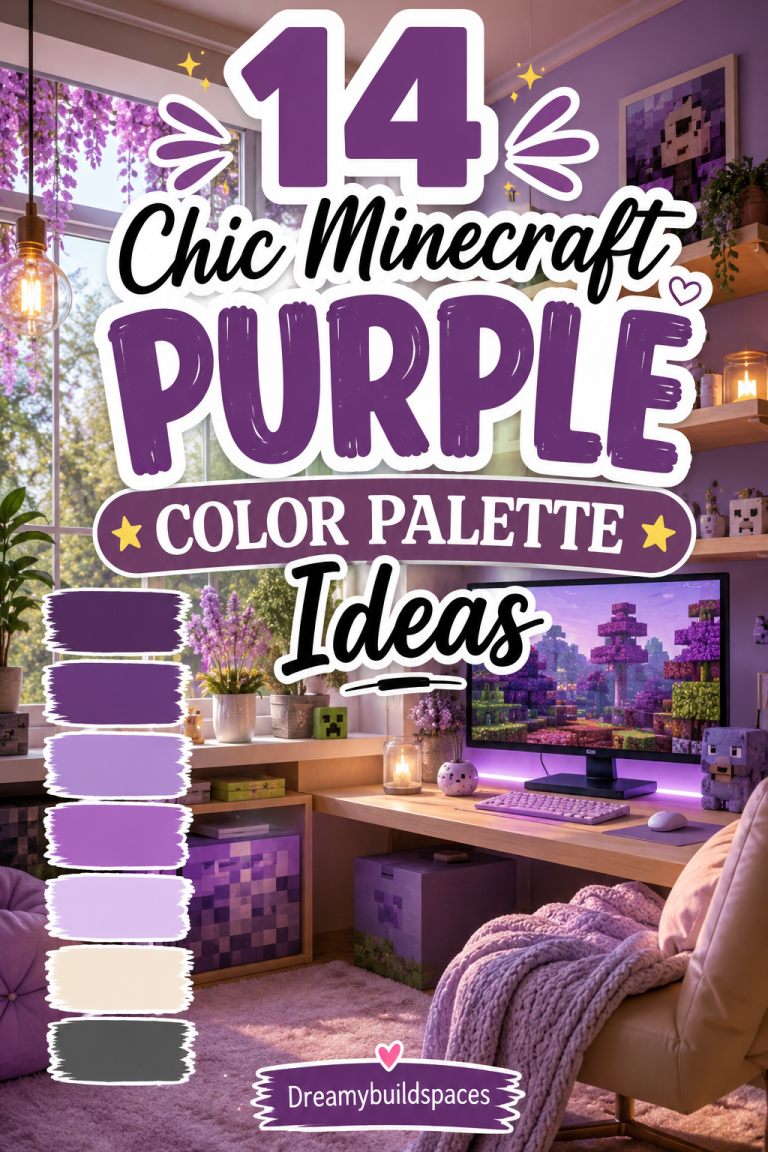 14 Chic Minecraft Purple Color Palette Ideas