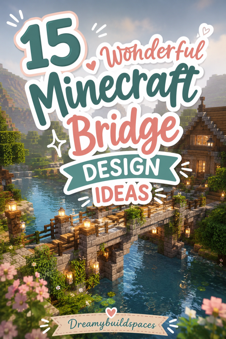 15 Wonderful Minecraft Bridge Design Ideas