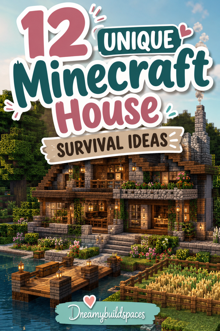 12 Unique Minecraft House Survival Ideas