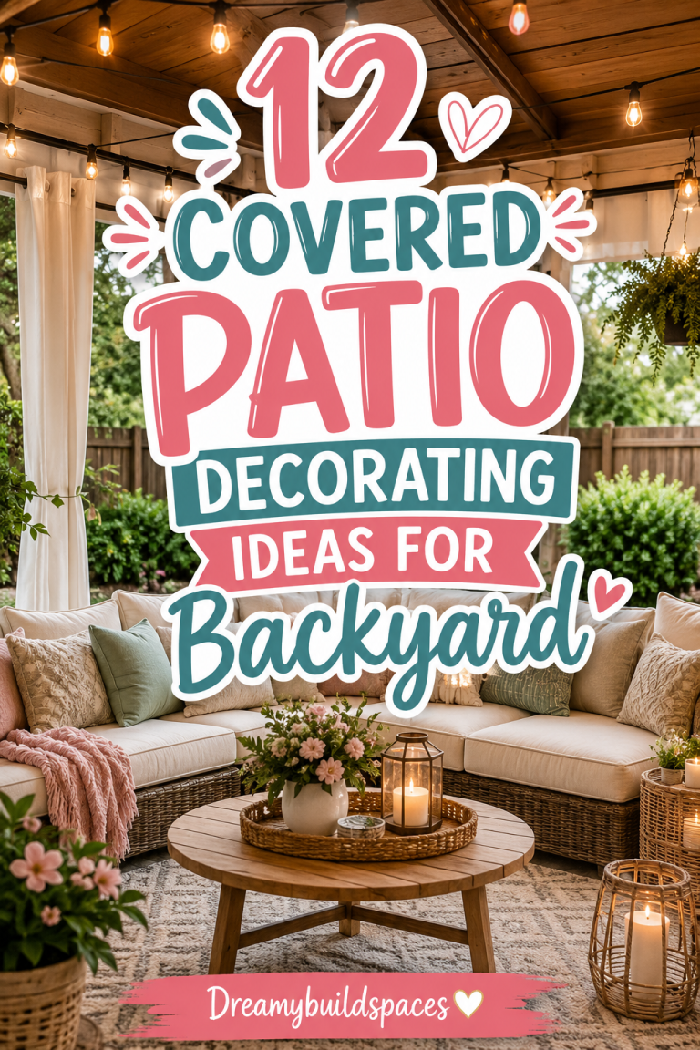 12 Covered Patio Decorating Ideas For Backyard