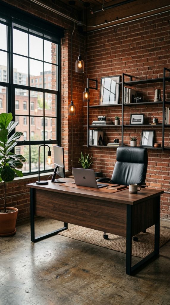 Masculine Home Office