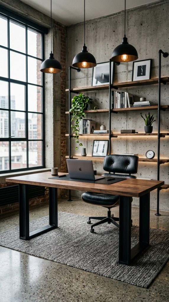 Masculine Home Office