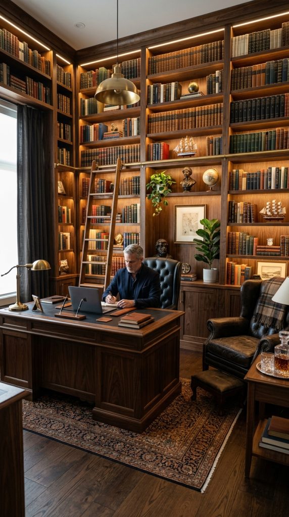 Masculine Home Office