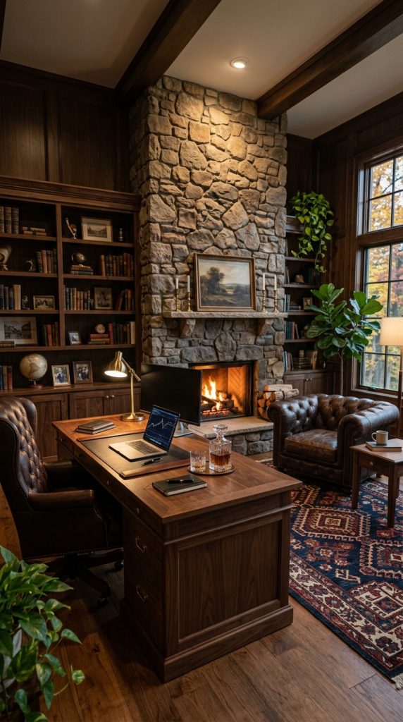 Masculine Home Office