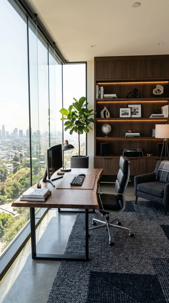 Masculine Home Office