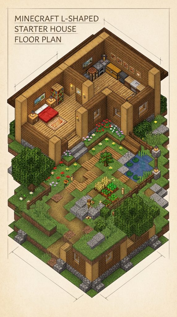  Minecraft House Floor