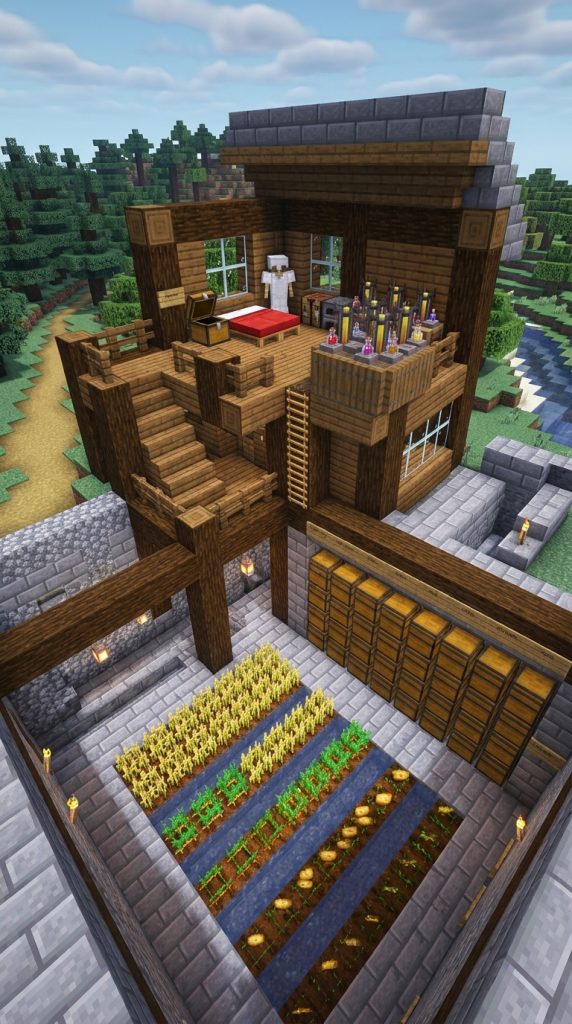  Minecraft House Floor