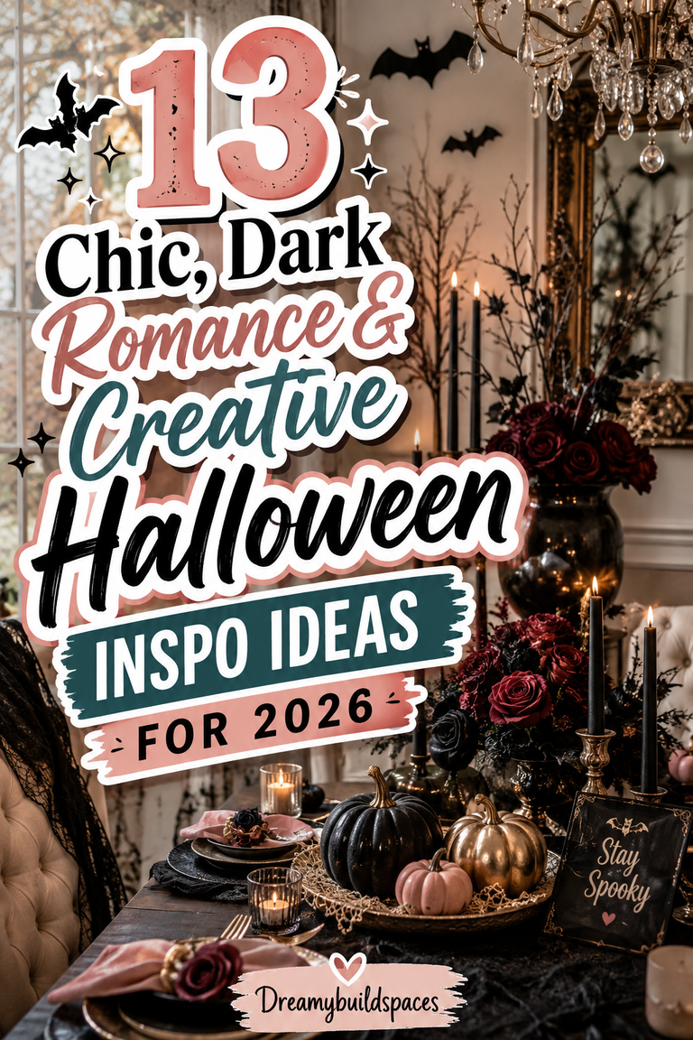 13 Chic Dark Romance & Creative Halloween Inspo Ideas for 2026