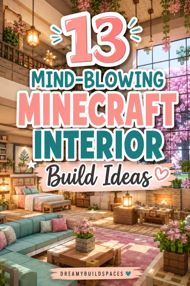 13 Mind-Blowing Minecraft Interior Build Ideas to Elevate Your Base