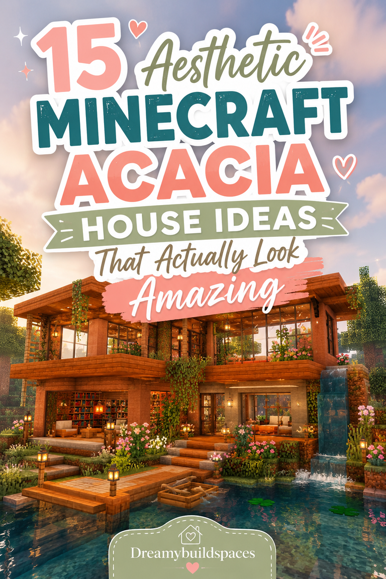 15 Aesthetic Minecraft Acacia House Ideas That Actually Look Amazing