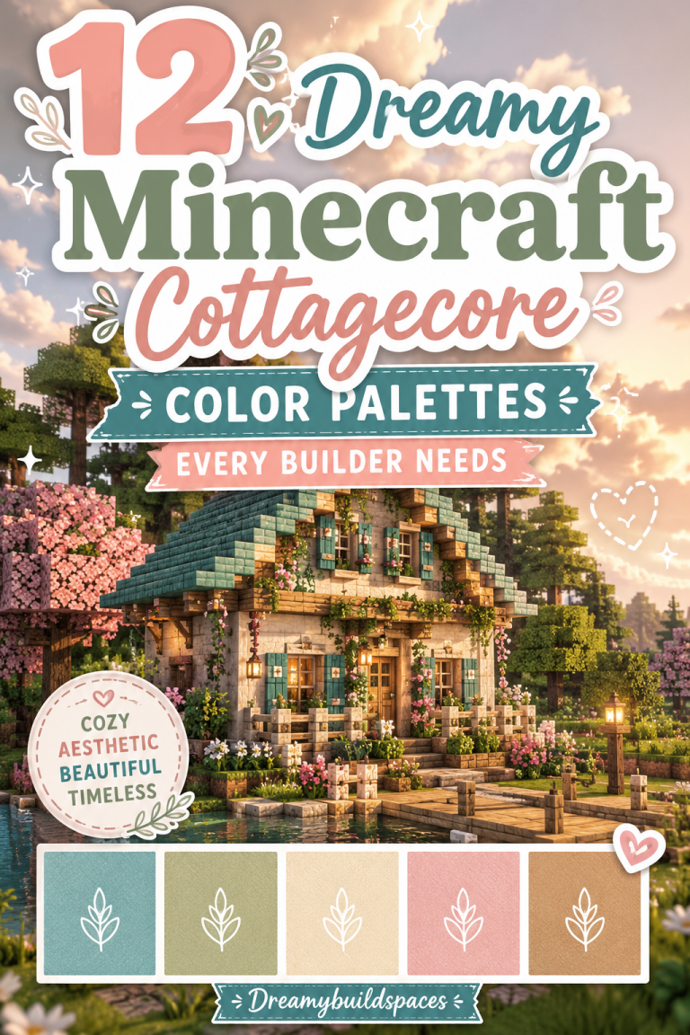 12 Dreamy Minecraft Cottagecore Color Palettes Every Builder Needs