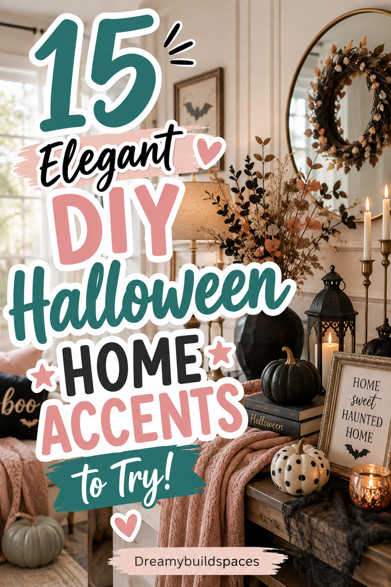 15 Elegant DIY Halloween Home Accents to Try