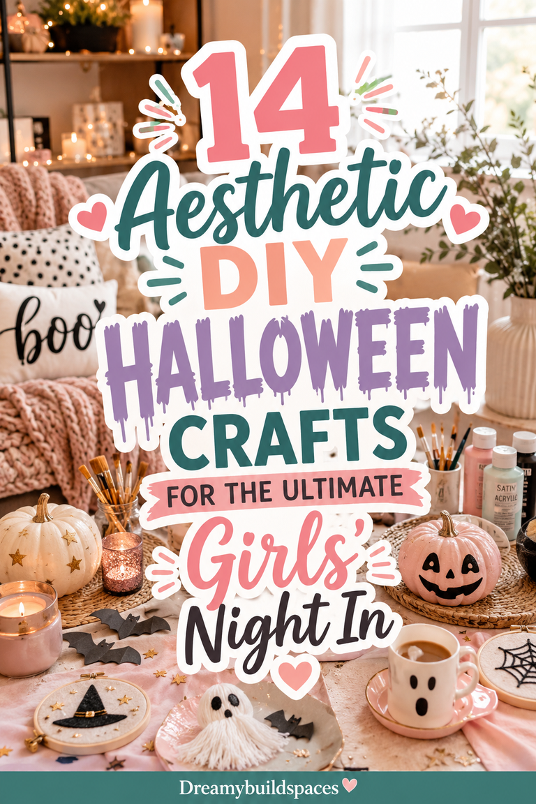 14 Aesthetic DIY Halloween Crafts for the Ultimate Girls’ Night In