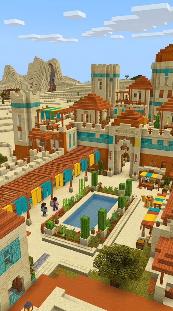 Minecraft Acacia House 
