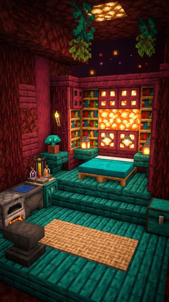 Modern Minecraft Bedroom