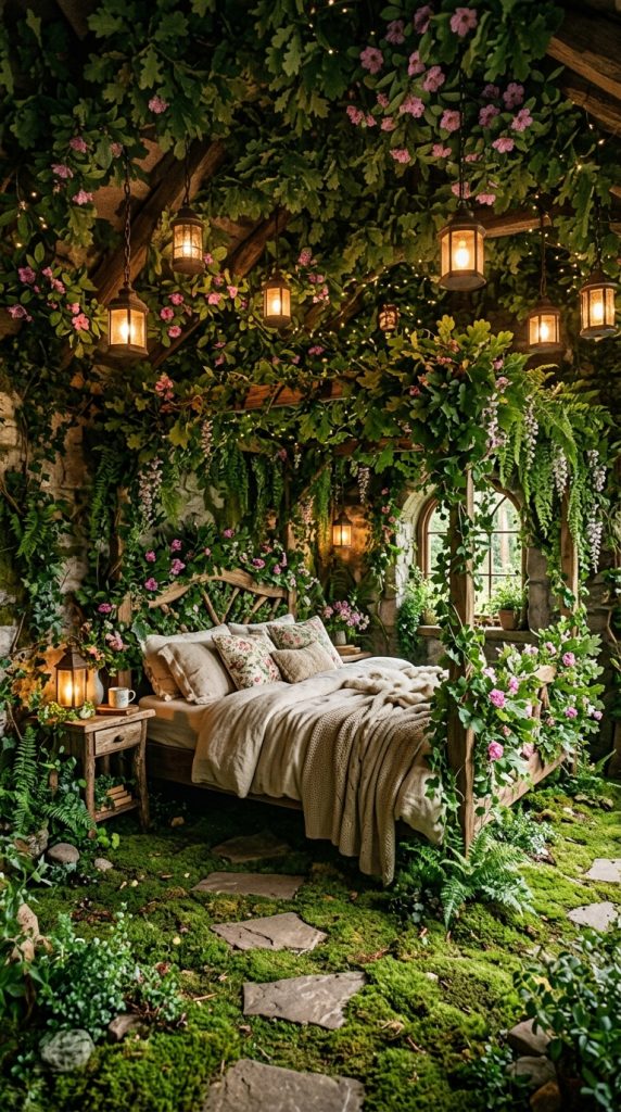 Minecraft Survival Bedroom