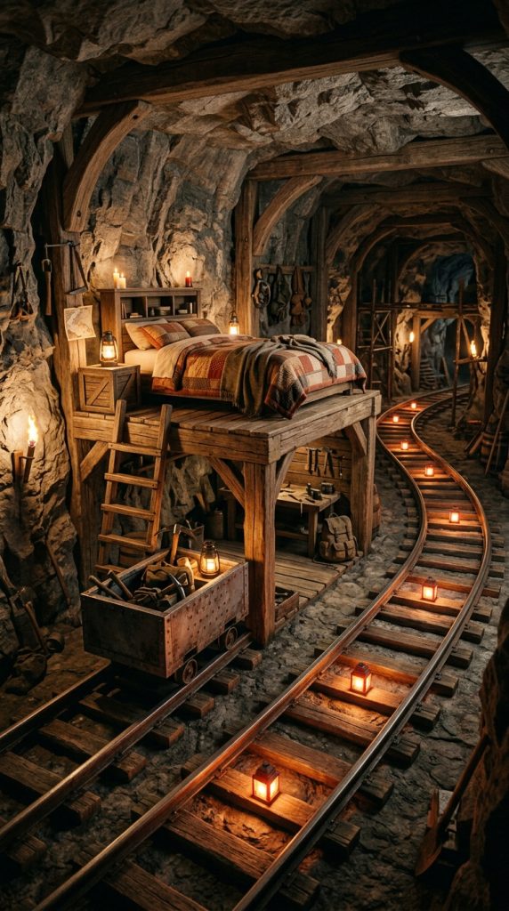 Minecraft Survival Bedroom
