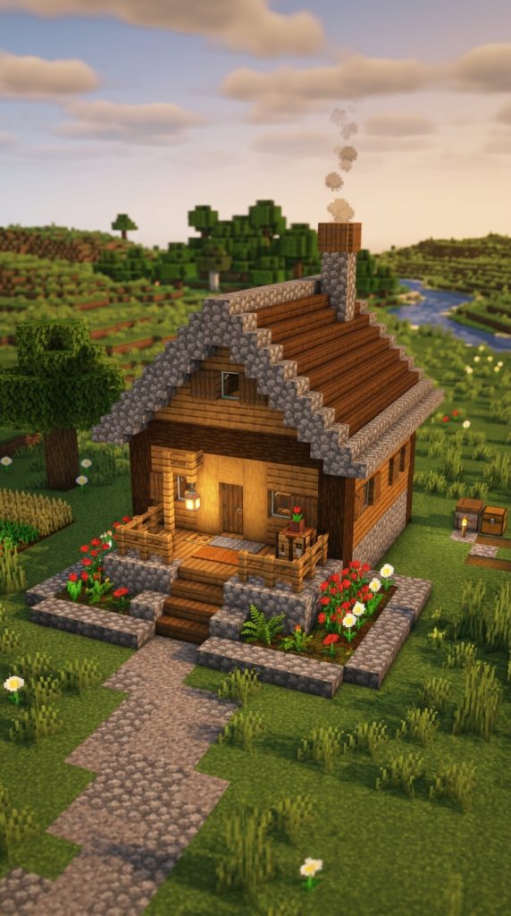 Simple Minecraft Cottage 