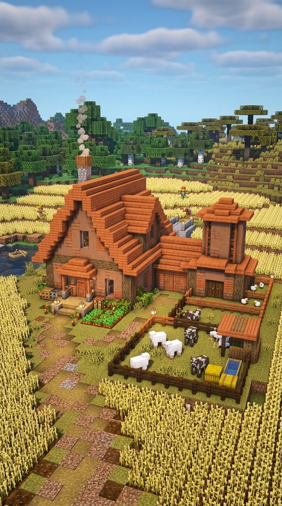 Minecraft Acacia House 