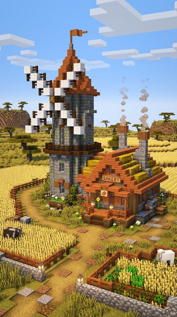 Minecraft Acacia House 