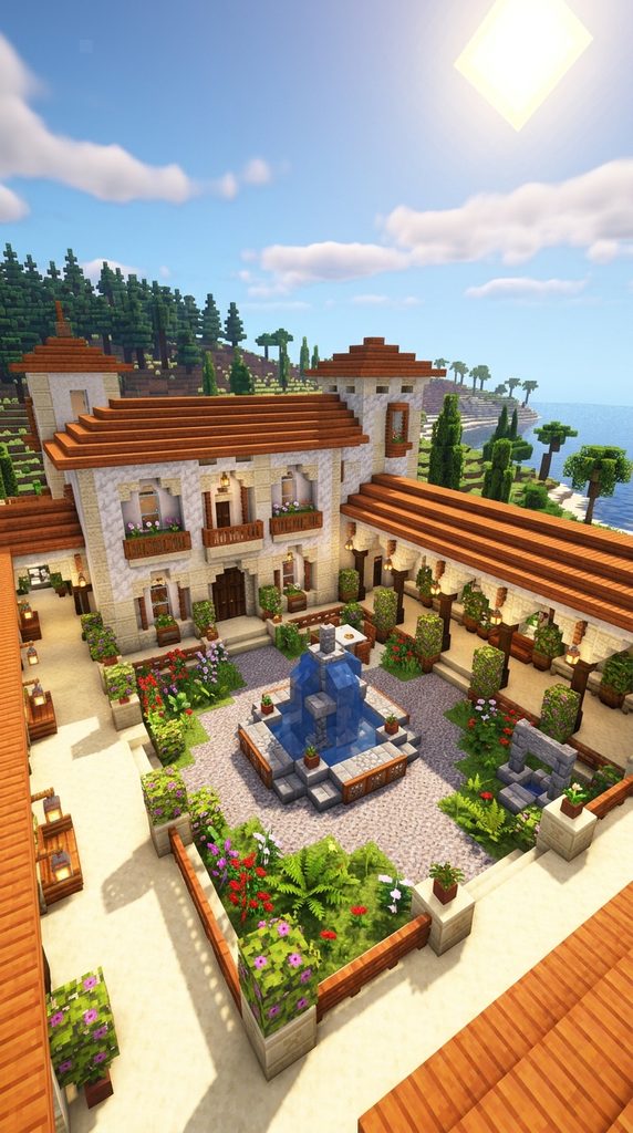 Minecraft Acacia House 