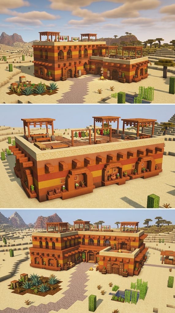 Minecraft Acacia House 