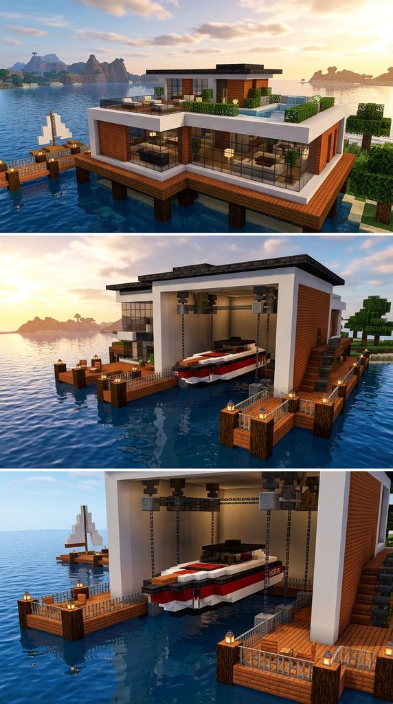 Minecraft Acacia House 