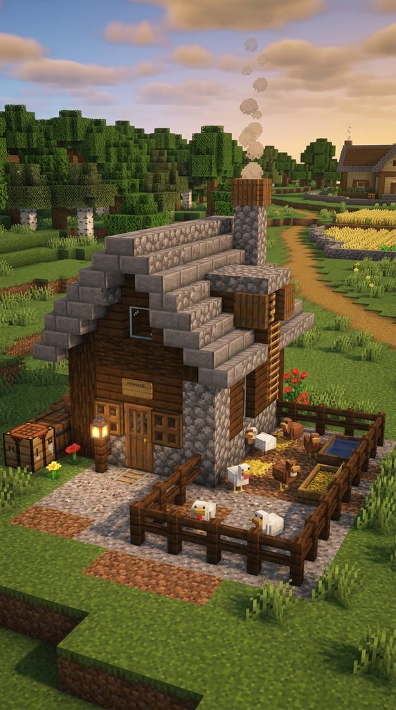 Minecraft Chicken Coop