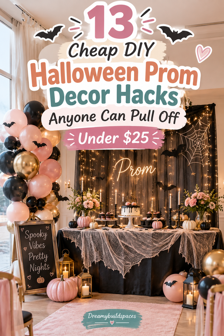 13 Cheap DIY Halloween Prom Decor Hacks Anyone Can Pull Off Under $25