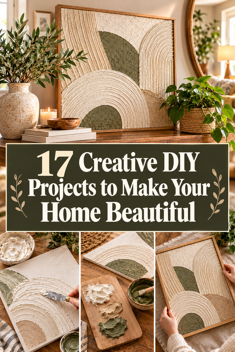17 Creative DIY Projects to Make Your Home Beautiful