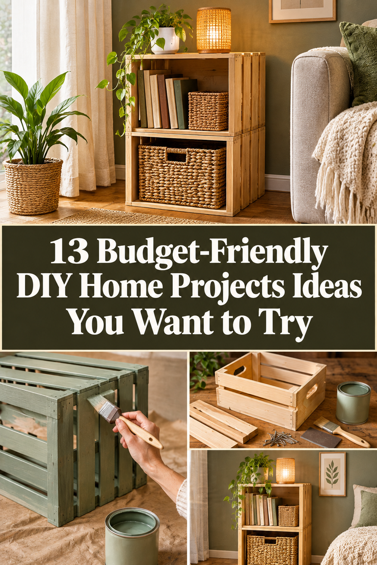 13 Budget-Friendly DIY Home Projects Ideas You Want to Try